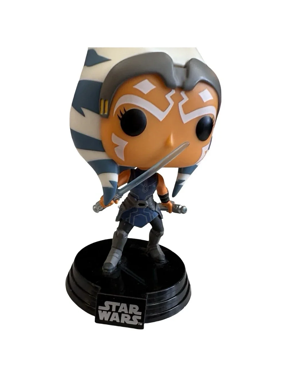 Funko Pop! Star Wars Ahsoka Tano Pop! Vinyl Figure Bobblehead, Multicolor